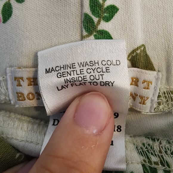 THE BEAUFORT BONNET COMPANY PAJAMA SET WOMENS SMALL PIMA PINK/GRN ELEPHANT PRINT - Picture 15 of 16